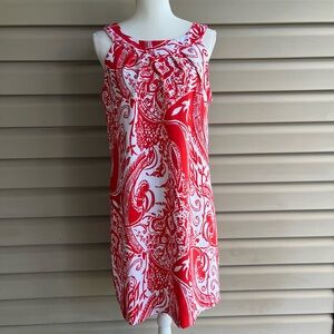•Perceptions NY• Sleeveless Paisley Floral Dress - Size 18
